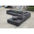 BEB Italyen Grand bend-sofa nan twal